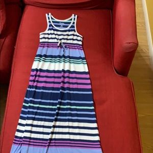 Striped Long Dress
